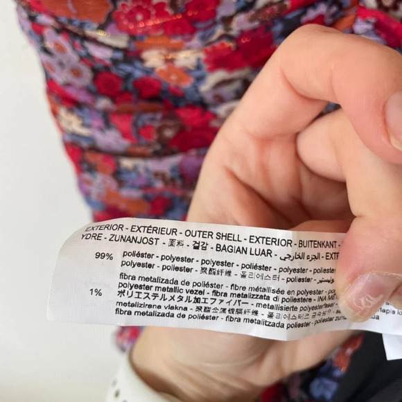 Zara Ruched Floral Mini Dress Blogger Fav Floral Sz XS - Picture 9 of 9